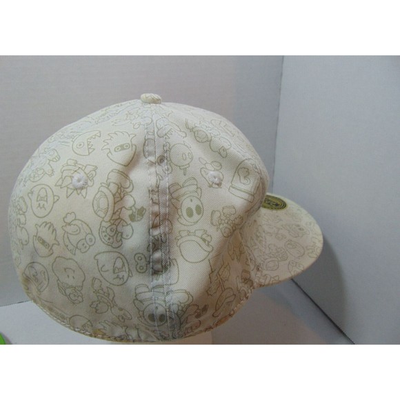 Super Mario Bros Fitted S/M Small Medium Baseball Hat Cap Brand New Flat Bill - Picture 3 of 11